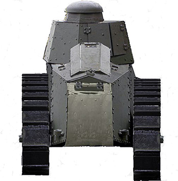 Танк Т-18м Легкий танк Т-18м ЛЕГКИЙ ТАНК Т-18мТанк является результатом проведенной в 1938 году модернизации первого танка советской конструкции МС-1 (Малый Сопровождения - первый). Танк был принят на вооружение Красной Армии в 1927 году и производился серийно в течение почти четырех лет. Всего было выпущено 950 машин. Корпус и башня собира­лись методом клепки из катаных броневых листов. Механическая трансмиссия размещалась в одном блоке с двигателем и состояла из многодискового главного фрикциона, трехступенчатой коробки передач, конического дифференциала с ленточными тормозами (механизма поворота) и одноступенчатых бортовых передач. Т-18м обр 1938г с пушкой обр 1932 г Т-18м обр 1938г с пушкой обр 1932 г Механизм поворота обеспечивал поворот танка с минимальным радиусом, равным ширине его колеи (1,41 м). Пушка калибром 37-мм системы "Гочкис" и 18-мм пулемет размещались в башне кру­гового вращения. Для повышения проходимости танка через рвы и траншеи танк был снабжен так называемым "хвостом". В ходе мо­дернизации на танке был установлен более мощный двигатель, де­монтирован хвост, танк был вооружен 45-мм пушкой образца 1932 года с большим боезапасом. В первые месяцы войны танки Т-18м использовались в качестве неподвижных огневых точек в системе советских приграничных закрепрайонов. [Т-18м обр. 1938г с пушкой обр.1932г] Т-18м обр. 1938г с пушкой обр.1932г Т-18м обр 1938 г История создания танка Легкий танк Т-18 (МС-1 или "Русский Рено"). русский рено русский рено В период Гражданской войны в России танки "Рено" повоевали и в войсках интервентов, и у белых, и в Красной Армии. Осенью 1918 года, 3-ю роту "Рено" 303-го полка штурмовой артиллерии направили на помощь Румынии. Она выгрузилась 4 октября в греческом порту Салоники, но в боевых действиях поучаствовать не успела. Уже 12 декабря рота оказалась в Одессе вместе с французскими и греческими войсками. Впервые эти танки вступили в бой 7 февраля 1919 года, поддержав совместно с бронепоездом белых атаку польской пехоты под Тирасполем. Позже, в бою под Березовкой, один танк "Рено" FT-17 был поврежден и захвачен бойцами Второй Украинской Красной армии в марте 1919 года после боя с частями Деникина. русский рено русский рено Машину отправили в Москву в качестве подарка В.И.Ленину, который дал указание организовать на ее базе производство аналогичной советской техники. Доставленный в Москву, он 1 мая 1919 года прошел по Красной площади, а позже был доставлен на Сормовский завод и послужил образцом для постройки первых советских танков "Рено русский". Эти танки, известные также как "М", были построены в количестве 16 штук, снабжались двигателями типа "Фиат" мощностью в 34 л.с. и клепаными башнями; на части танков позднее поставили смешанное вооружение - 37-мм пушка в передней части и пулемет в правом борту башни. русский рено русский рено Осенью 1918 рода трофейный "Рено" FT-17 был отправлен на Сормовский завод. Коллектив конструкторов технического бюро за сравнительно короткое время с сентября по декабрь 1919 года - разработал чертежи новой машины. При изготовлении танка "сормовичи" кооперировались с другими предприятиями страны. Так Ижорский завод поставлял броневые катаные листы, а Московский завод АМО (ныне ЗИЛ) - двигатели. Несмотря на многие трудности через восемь месяцев с начала организации производства (31 автуста 1920 года) первый советский танк покинул сборочный цех. Он получил название "Борец за свободу товарищ Ленин". С 13 по 21 ноября танк выполнил официальную программу испытаний. В машине сохранена компоновочная схема прототипа. Впереди располагалось отделение управления, в центре - боевое, в корме моторно-трансмиссионное. При этом с места механика-водителя и командира-стрелка, составляющих экипаж обеспечивался хороший обзор местности, кроме того непростреливаемое пространство в направлении движения танка вперед было небольшим. Корпус и башня были каркасными бронирование противопульным. Броневые листы лобовых поверхностей корпуса и башни наклонены под большими углами к вертикальной плоскости что повышвло их защитные свойства, и соединены заклепками. В лобовом листе башни в маске устанавливалась 37-мм танковая пушка "Гочкис" с плечевым упором или 18-мм пулемет.Некоторые машины имели смешанное (пулеметно-пушечное) вооружение.Боекомплект с пушечным вооружением из 250 унитарных артиллерийских выстрелов.В качестве приборов наблюдения использовались смотровые щели.Средств внешней связи не было. На танке устанавливался четырех-цилиндровый карбюраторный однорядный автомобильный двигатель жидкостного охлаждения мощностью 34 л.с,позволяющий двигаться со скоростью 8,5 км/ч. В корпусе он располагался продольно и и был направлен маховиком в сторону носовой части. Механическая трансмиссия из конического главного фрикциона сухого трения (сталь по ко же),четырех-ступенчатой коробки передач,бортовых фрикционов с ленточными тормозами (механизмов поворота) и двух-ступенчатых бортовых передач.Механизмы поворота обеспечивали выполнение этого маневра с минимальным радиусом,равным ширине колеи машины (1,41 метр). Гусеничный движитель (применительно к каждому борту) состоял из крупнозвенчатой гусеничной ленты цевочного зацепления. Девять опорных и семь поддерживающих катков направляющего колеса с винтовым механизмом натяжения гусеницы, ведущего колеса заднего расположения. Поддерживающие катки (кроме заднего) подрессорены винтовой спиральной пружиной. Подвеска балансирная. В качестве ее упругих элементов использовались листовые полуэплиптические рессоры прикрытые броневыми листами.Танк имел хорошую опорную и профильную проходимость. Для увеличения профильной проходимости при преодолении рвов и эскарпов в его кормовой части был установлен съемный кронштейн ("хвост"). Машина преодолевала ров шириной 1,8 м и эскарп высотой 0,6 м, могла преодолевать вброд водные преграды глубиной до 0,7 м, и валить деревья толщиной до 0,2 - 0,25 м,не опрокидываясь на подъемах до 38 градусов, и при кренах до 28 градусов. Электрооборудование однопроводное,напряжение бортовой сети 6В.Система зажигания от магнето.Пуск двигателя производится из боевого отделения с помощью специальной рукоятки и цепной передачи или снаружи с помощью пусковой рукоятки. По своим тактико-техническим характеристикам танк Т-18, не уступал прототипу, а по максимальной скорости и бронированию крыши превосходил его. В последующем были изготовлены еще 14 таких танков, некоторые из них получили наименования: "Парижская коммуна","Пролетариат", "Буря","Победа","Красный боец","Илья Муромец". Первые советские танки принимали участие в боях на фронтах гражданской войны. В самом ее конце производство машин из-за экономических и технических трудностей было прекращено. Читайте также: "Легкий танк Т-80" [русский рено] русский рено После глубокой модернизации в 1938 году получил индекс Т-18м. Тактико-технические характеристики Боевая масса 5,8 т Размеры: длина 3520 мм ширина 1720 мм высота 2080 мм Экипаж 2 человека Вооружение 1х37-мм пушка "Гочкис" 1х18-мм пулемет на модернизированном Т-18М 1х45-мм пушка,образца 1932 года 1х7,62-мм пулемет Боекомплект 112 снарядов, 1449 патронов, на Т-18 250 снарядов Бронирование: лоб корпуса 16 мм лоб башни 16 мм Тип двигателя карбюраторный ГЛЗ-М1 Максимальная мощность Т-18 34 л.с,Т-18м 50 л.с Максимальная скорость Т-18 8,5 км/час,Т-18м 24 км/ч Запас хода 120 км Бронетехника СССР Источники: "Танк Рено-Русский" (год изд.1923), М.Фатьянов; М. Н. Свирин, А. А. Бескурников. "Первые советские танки"; Г.Л. Холявский "Полная энциклопедия танков мира 1915 - 2000 гг"; А. А. Бескурников "Первый серийный танк. Малый сопровождения МС-1"; Солянкин А. Г., Павлов М. В., Павлов И. В., Желтов И. Г. Отечественные бронированные машины. XX век. 1905-1941; Zaloga, Steven J., James Grandsen (1984). Soviet Tanks and Combat Vehicles of World War Two; Peter Chamberlain, Chris Ellis: Tanks of the world 1915-1945. Вперед > Бронетехника СССР → Легкие танки → → Танк Т-18м Разные разности Виниловая пластинка SKAFANDR-GLAZ - 1105 руб. Аудиомания Blu-ray проигрыватель Cambridge Audio Azur 752BD Black - 90900 руб. Аудиомания HD Плеер Harman/Kardon BDT 30 MkII - 12990 руб. Мир Hi-Fi НОВОСТНОЙ БЛОК Именно это и удерживает АМЕРИКУ, чтоб не начать войну с Россией! Легальные стробоскопы для твоего автомобиля! Мир в панике! Вот КАК действует новое оружие РФ Копенкина поразила публику своей выходкой в прямом эфире Direct/ADVERT Дать объявление Мини-навигатор по сайту Танки первой мировой Танки СССР Второй мировой войны Вермахт Танки союзников СССР во Второй мировой войне - США, Англия, Франция, Польша Танки Италии, Японии, Чехословакии Танки после войны Танки мира Про танкиСодержание Военная игра следующего поколения Игра War Thunder "Случайные" танки сайта Танк Т-37А Танк Т-37А Малый плавающий танк Т37А Опыт эксплуатации в войсках танкеток Т27 показал что для эф­фективного использования оружия оно должно размещаться в башне... Танк БТ-7 Танк БТ-7 Легкий колесногусеничный танк БТ7 В 1935 году была принята на вооружение и запущена в серийное производство новая модификация танков БТ получившая... Популярные товары DVD и Blu-ray плееры Marantz UD7007 black - 97000 руб. UD7007 награжден эпитетом универсальный,­ потому что он не просто Blu-ray и… PULT.ru Виниловая пластинка МОРАЛЬНЫЙ КОДЕКС-ГИБКИЙ СТАН (2 LP) - 3240 руб. Аудиомания Проигрыватели виниловых дисков Marantz TT5005 - 17830 руб. На протяжении почти 60 лет компания Marantz отражает истинные эмоции… PULT.ru Новости партнеров Больше нельзя скрывать! Ученые обна­ружи­ли привет из прошлого, который был.. Desert Oper­atio­ns - это лучшая зани­мате­льна­я военная игра! Играй быстрее На спутнике Сатурна найдена вода, пригодная для жизни! В России началось массовое изба­влен­ие от плас­тико­вых окон! В чем причина?! Беженцы из Украины больше не смогут оста­вать­ся в Москве и Санкт-Пете­рбур­ге Новости Ученые потеряли дар речи, наткнувшись в Бермудах на это! Не простив измену, Копенкина пустила Шаляпина по миру! Хотите покататься на Audi A6? Аренда автомобилей со скидками Прокат BMW X3 xDrive за один клик реально. Забронируй по скидке Скидки на аренду невероятных Audi A4. Спешите, пока акция не закончилась Direct/ADVERT Разместить объявление